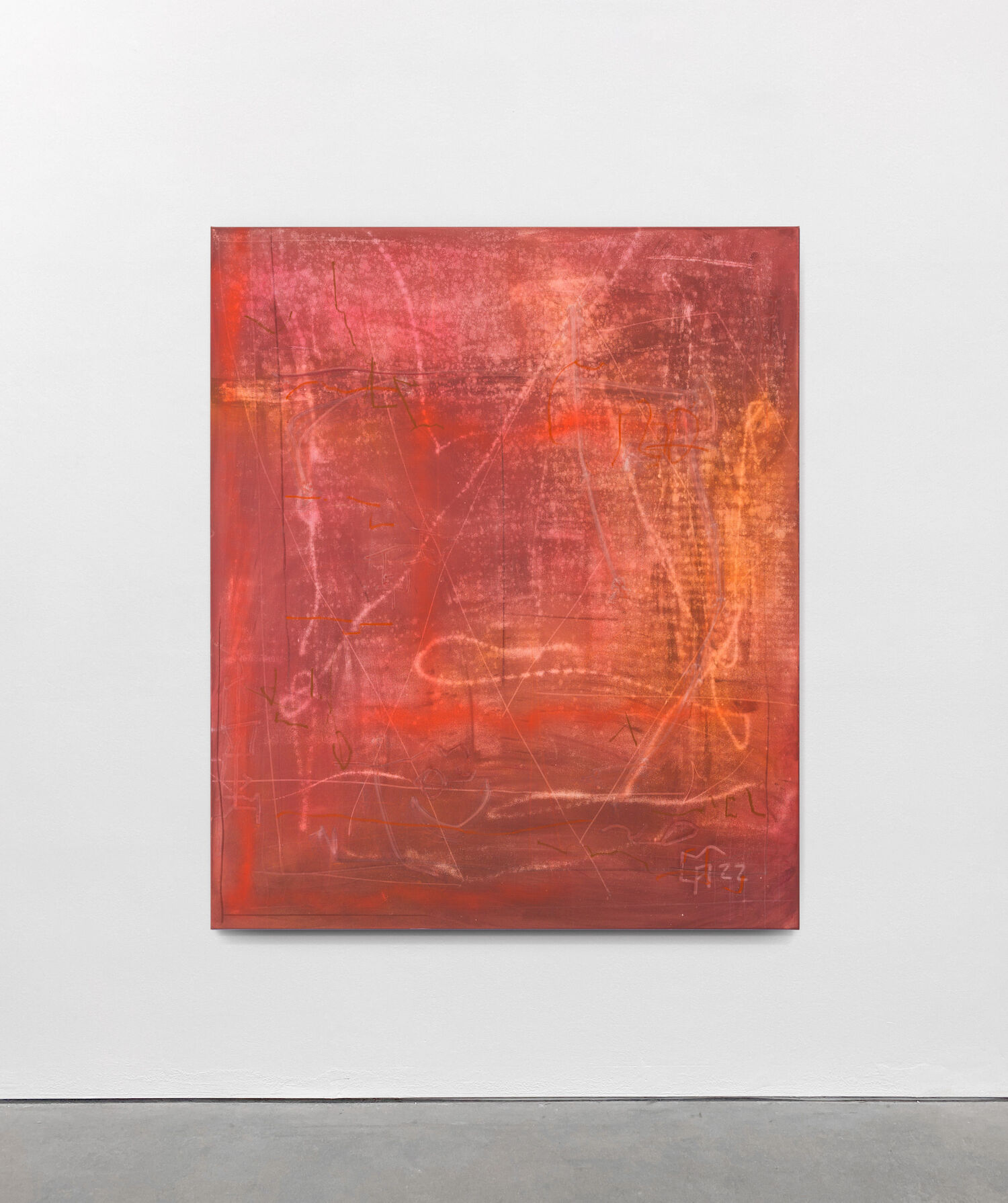 Installation view of "Street Glow", Christian August, 2022