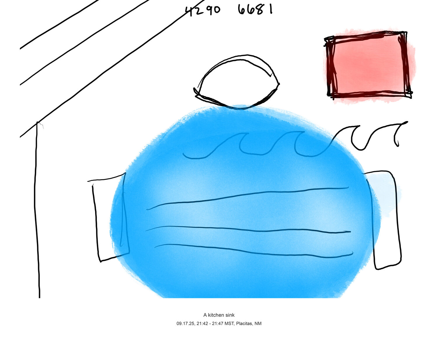 A kitchen sink 09.17.25, 21:42 - 21:47 MST, Placitas, NM