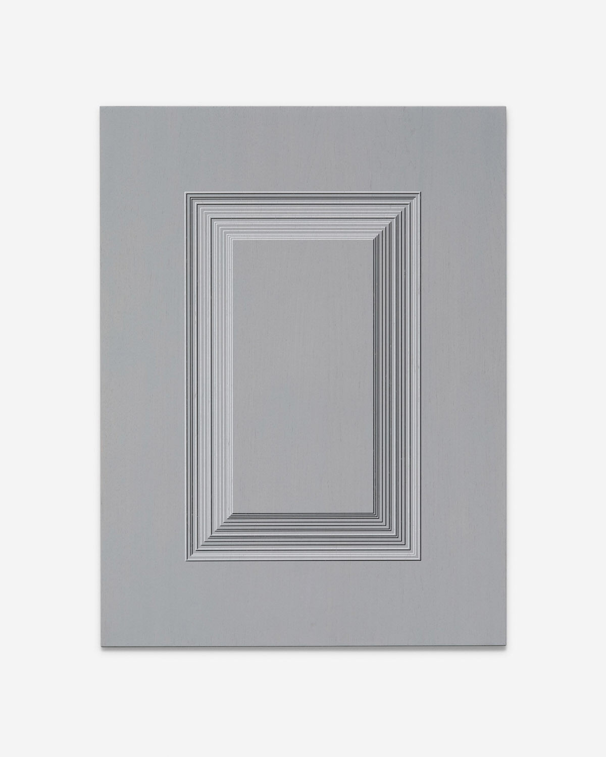 Jan Robert Leegte, Ornament No.6, 2025 acrylic paint plotted on oak panel 80 x 60 x 1 cm Unique