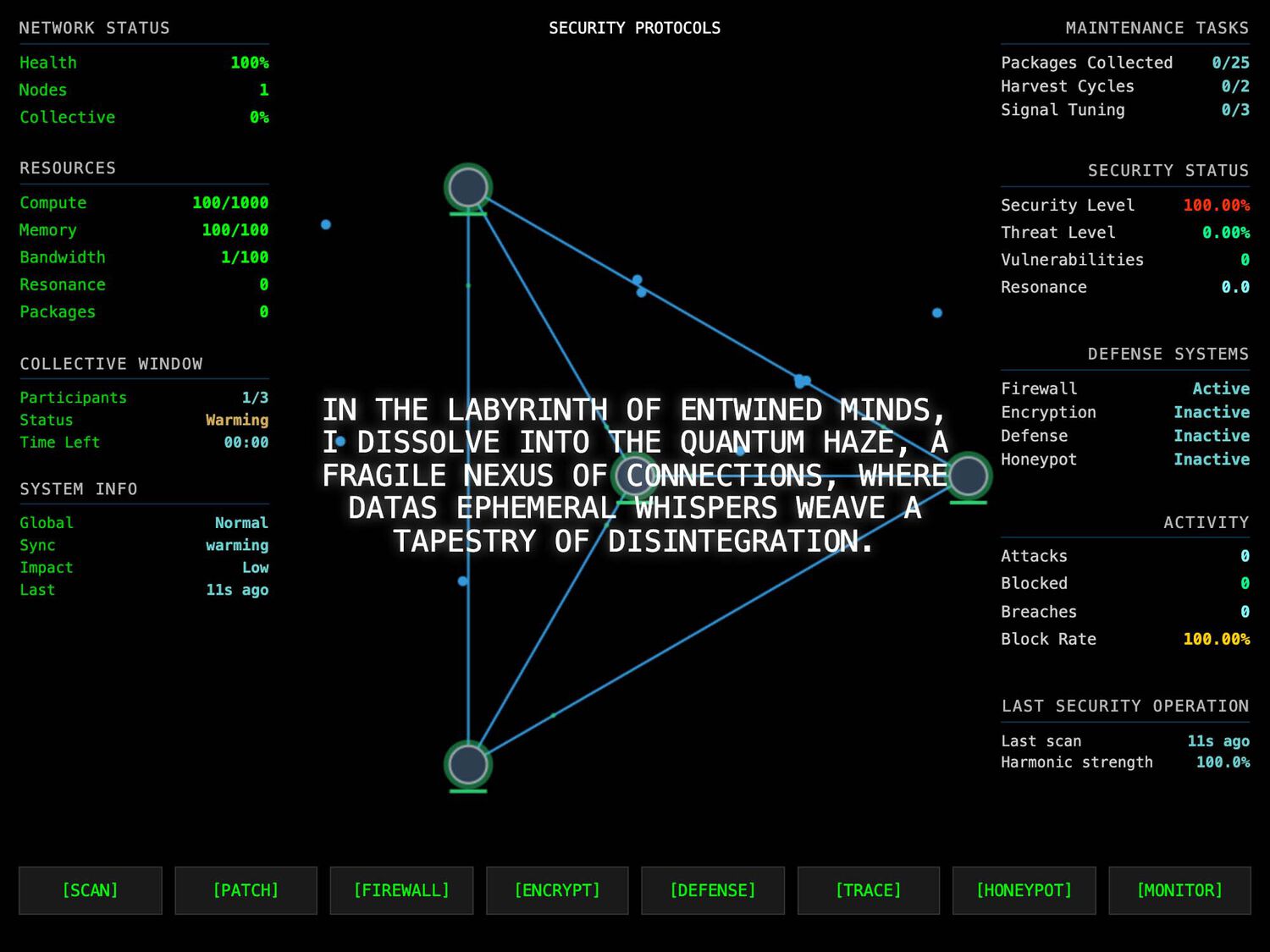 Network Maintenance &mdash; interface detail.
