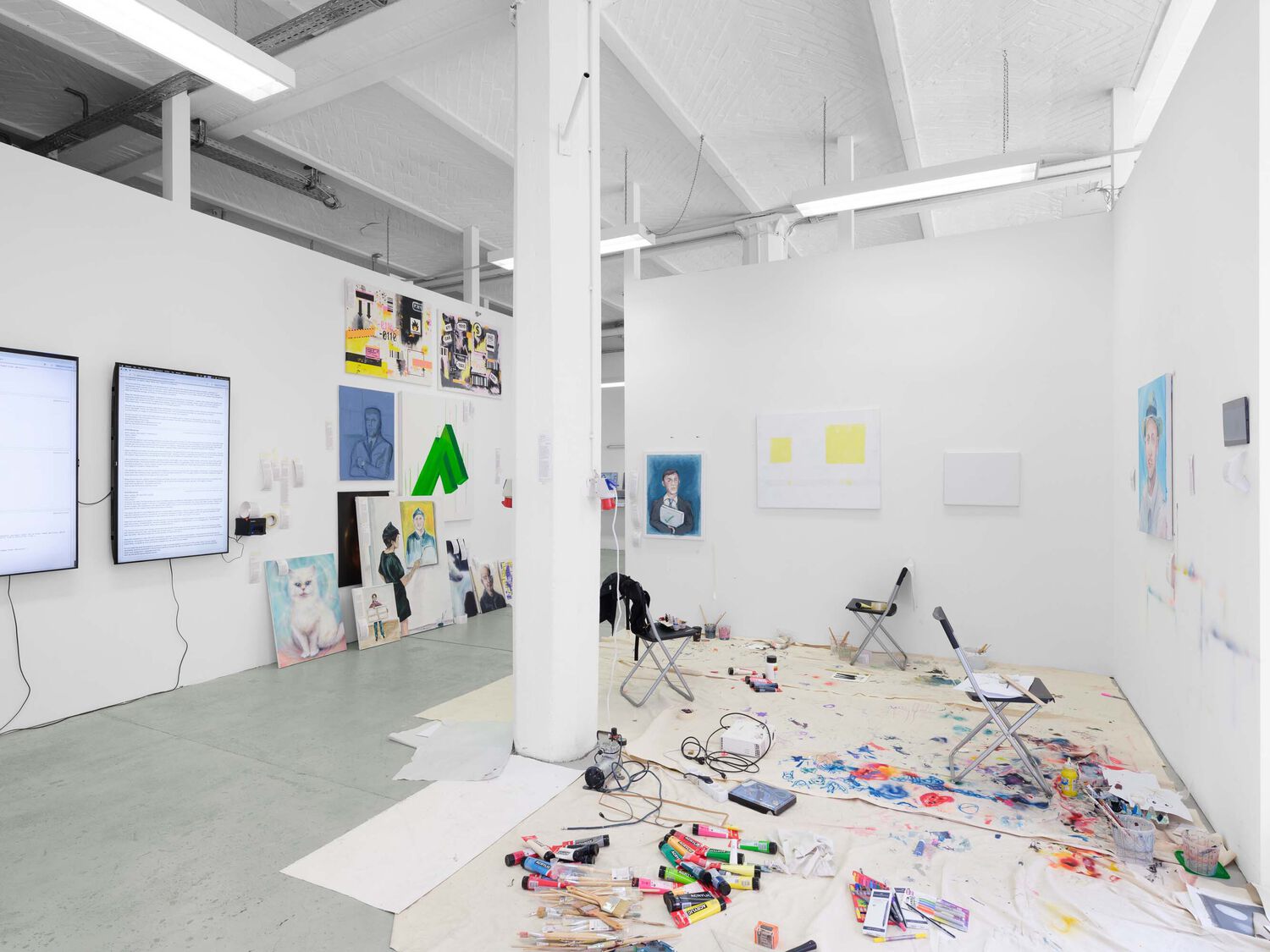 Exhibition view, Performance Review, Jonas Lund, 2026