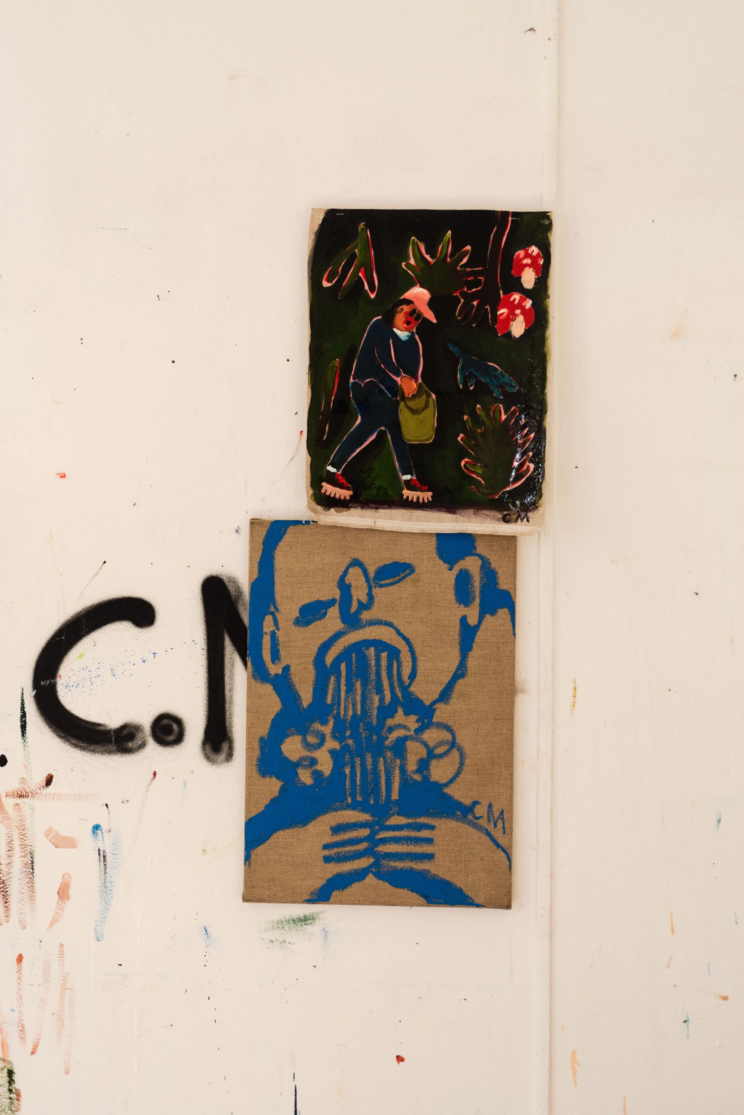 Conny Maier, Studio view, 2019, Photos Luke Marshall Johnson