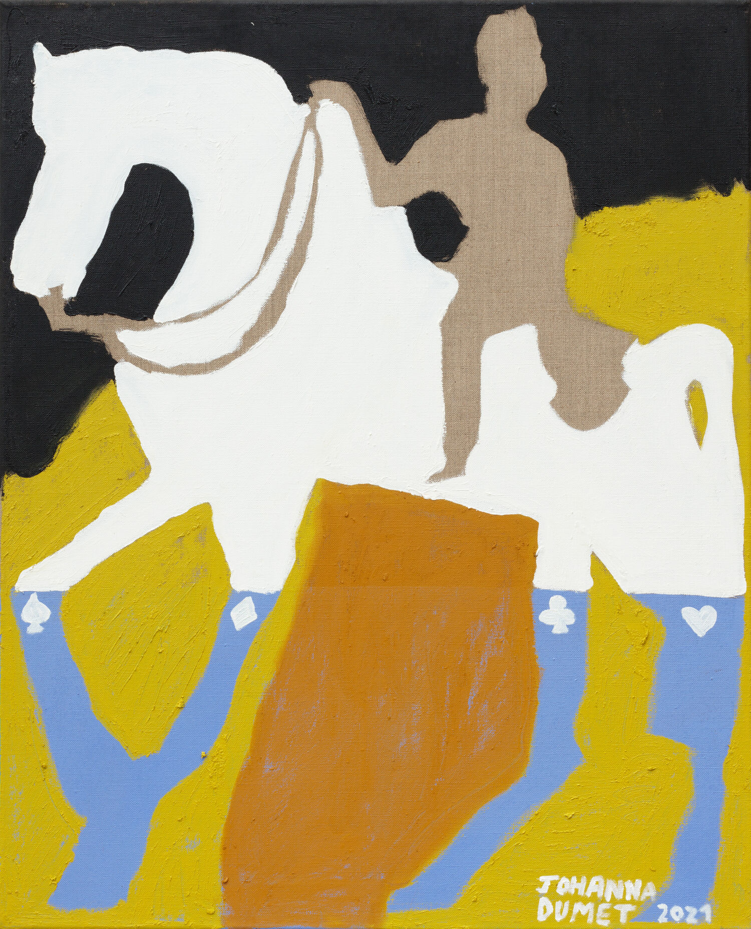 Limousine, 2021, Oil on canvas, 80 x 65 cm, Photo Marjorie Brunet Plaza
