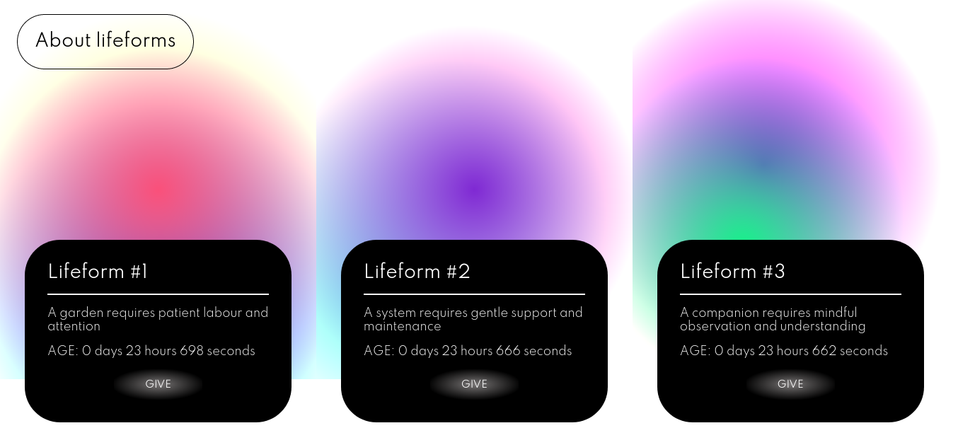 Sarah Friend, Lifeforms, 2021