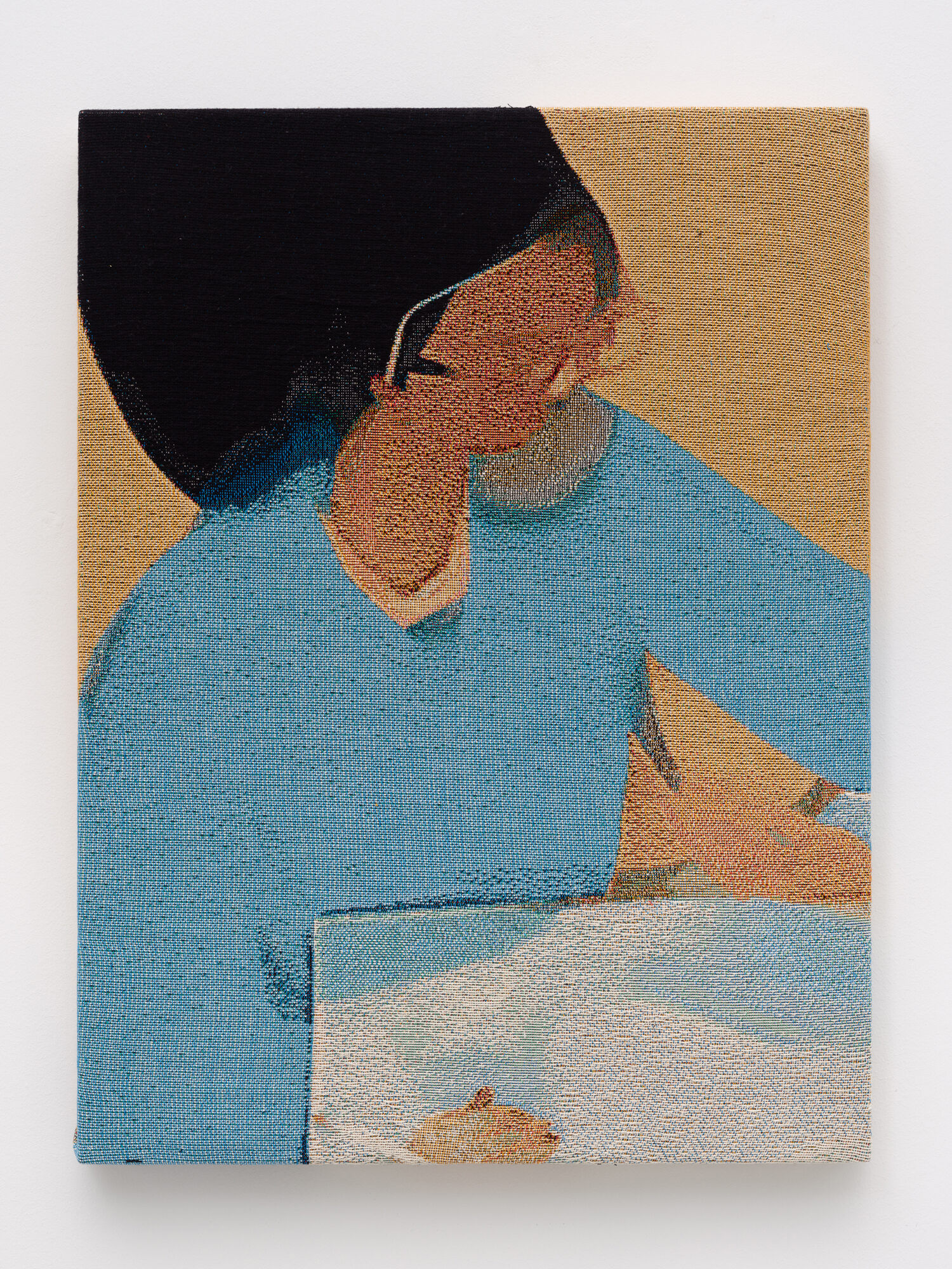 Jonas Lund, Creativity in Crisis, 2023, Tapestry, 80 x 60 cm