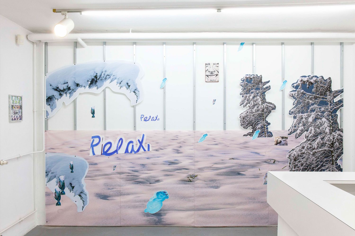 Jack Burton, I Think We Might Arrive Soon, 2018, Exhibition view: Set in Scene, Haus am Lützowplatz, Photo: Otto Felber