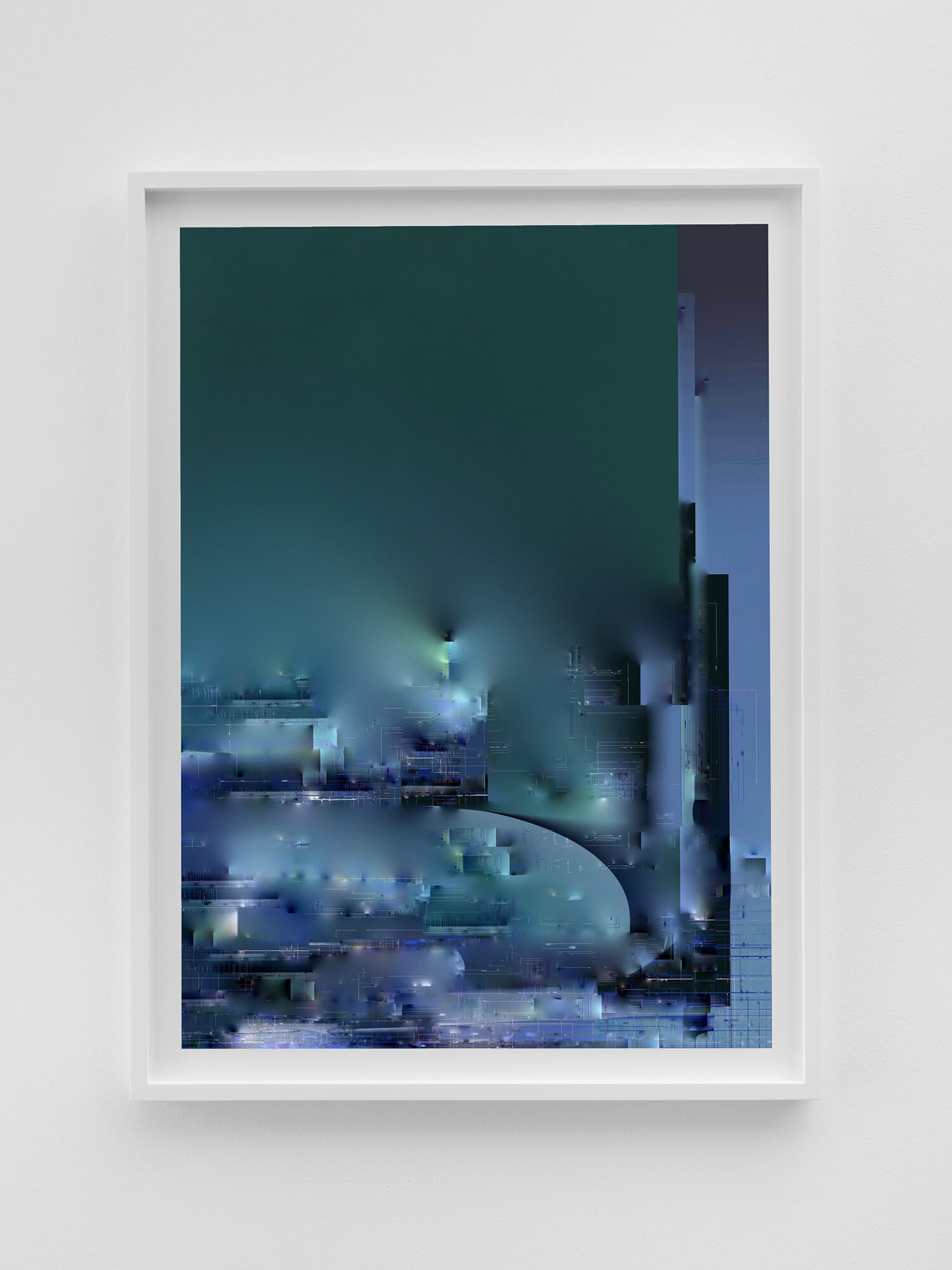 _Speculative House, Garden + Landscape, 78 x 58 cm, pigment ink on archival paper (framed), 2025