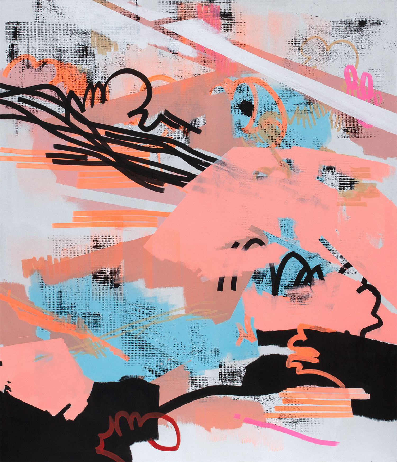 Susanne Bonowicz, Malela, on canvas, 2019, Foto Tony Haupt