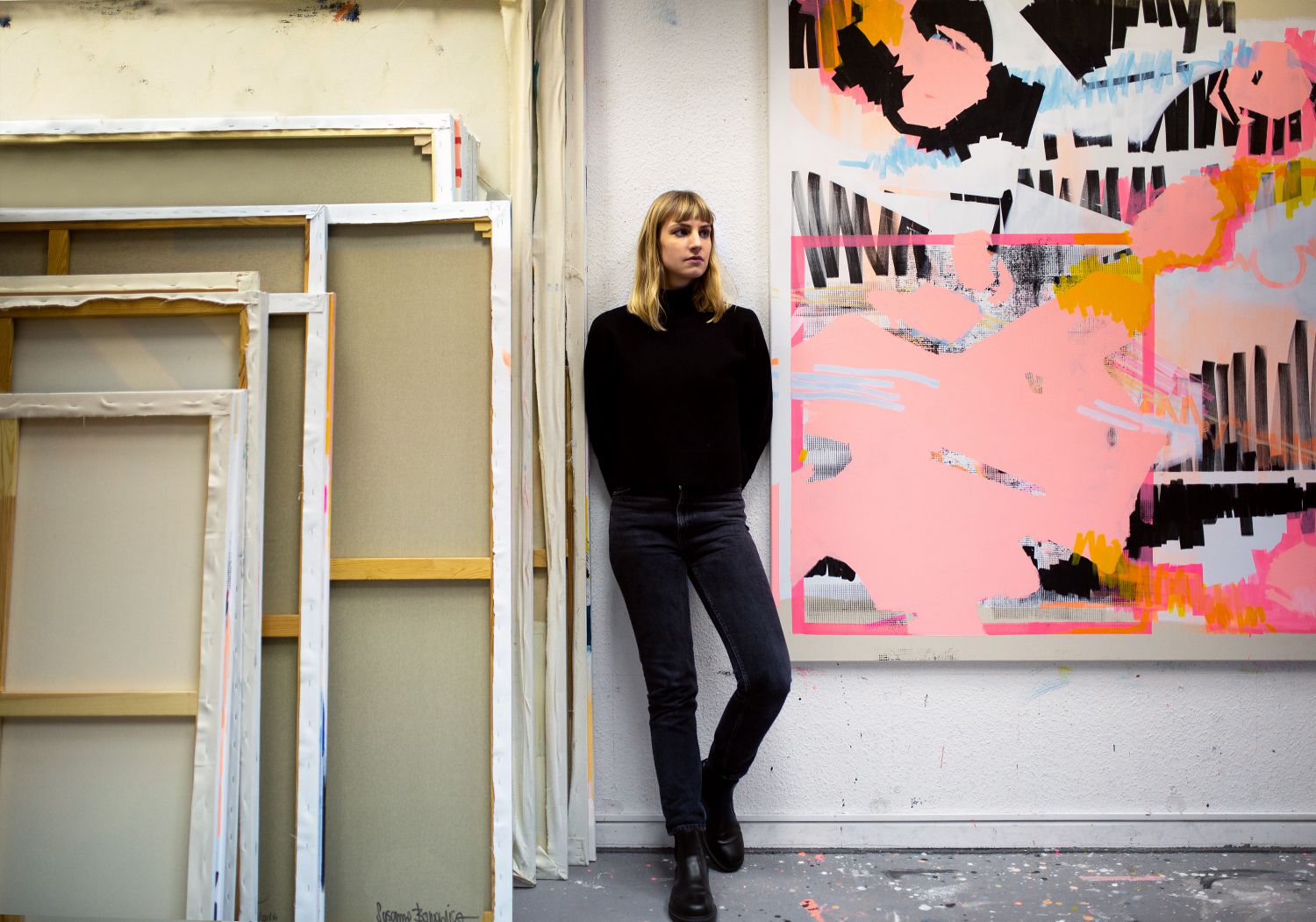 Susanne Bonowicz, Studio view, 2020, Foto Tony Haupt